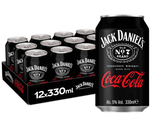 Jack Daniels & Cola (0.33L 5%) (12 db)