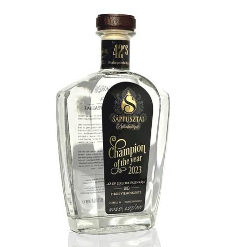 Sáppusztai Piros Vilmos Champion Pálinka (0,7l 42%)