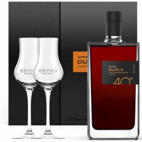   Árpád Dupla Ágyas Cigánymeggy Pálinka (DD+2 Tulipán Pohár) (40% 0,5L)