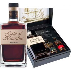 Gold of Mauritius Dark Rum + 2 db mini (0,7L 40%)