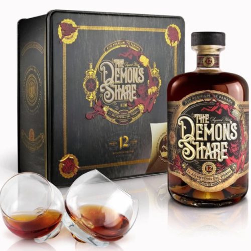 The Demons Share 12 éves Rum + 2 Pohár (0,7L 43%)