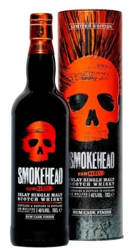 Smokehead Rebel Rum Cask Finish Whisky (46% 0,7L)