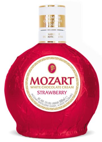 Mozart Strawberry Likőr (Eper)  (15% 0,5L)